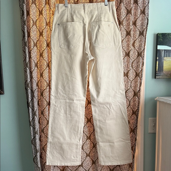 Anthropologie Pilcro Cream/winter white Women's wide leg Pants size 30 - Picture 4 of 5